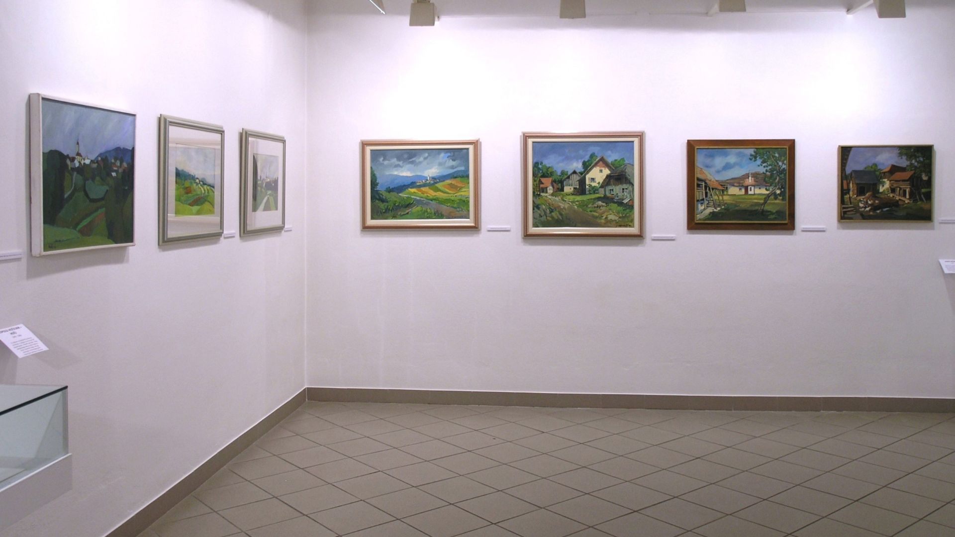 Zapuščina treh slikarskih kolonij, začasna razstava v Galeriji Kambič