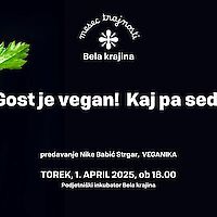 Prijavite se: Gost je vegan! Kaj pa sedaj?