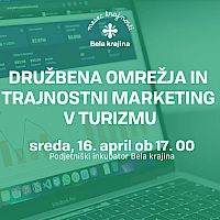 Prijavite se: Družbena omrežja in trajnostni marketing v turizmu
