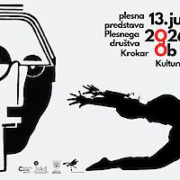 Sodobna plesno-gledališka predstava Plesnega društva Krokar - Razstavljeno telo besede