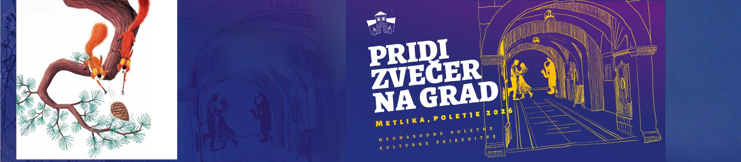 Pridi zvečer na grad - Veveričji prepir, otroška predstava (OŠ Metlika)