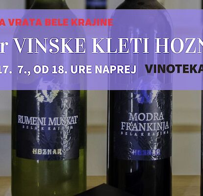 Večer Vinske kleti Hoznar