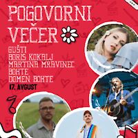 ČrnFest 2026: Pogovorni večer (Gušti, Martina Mravinec Bohte, Domen Bohte, Boris Kokalj)