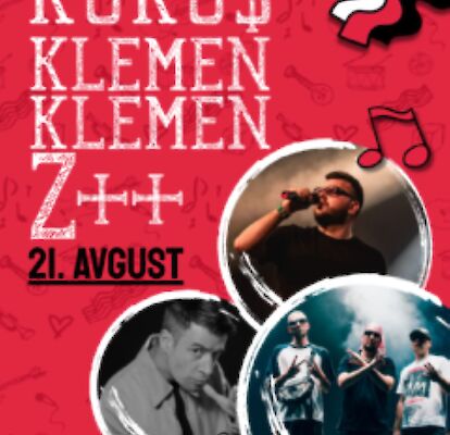 ČrnFest 2026: Z++, Kuku$, Klemen Klemen