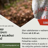 Pohod po krožni pešpoti partizanskih bolnišnic v Občini Semič