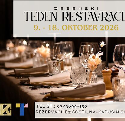 Teden restavracij v Gostišču Kapušin