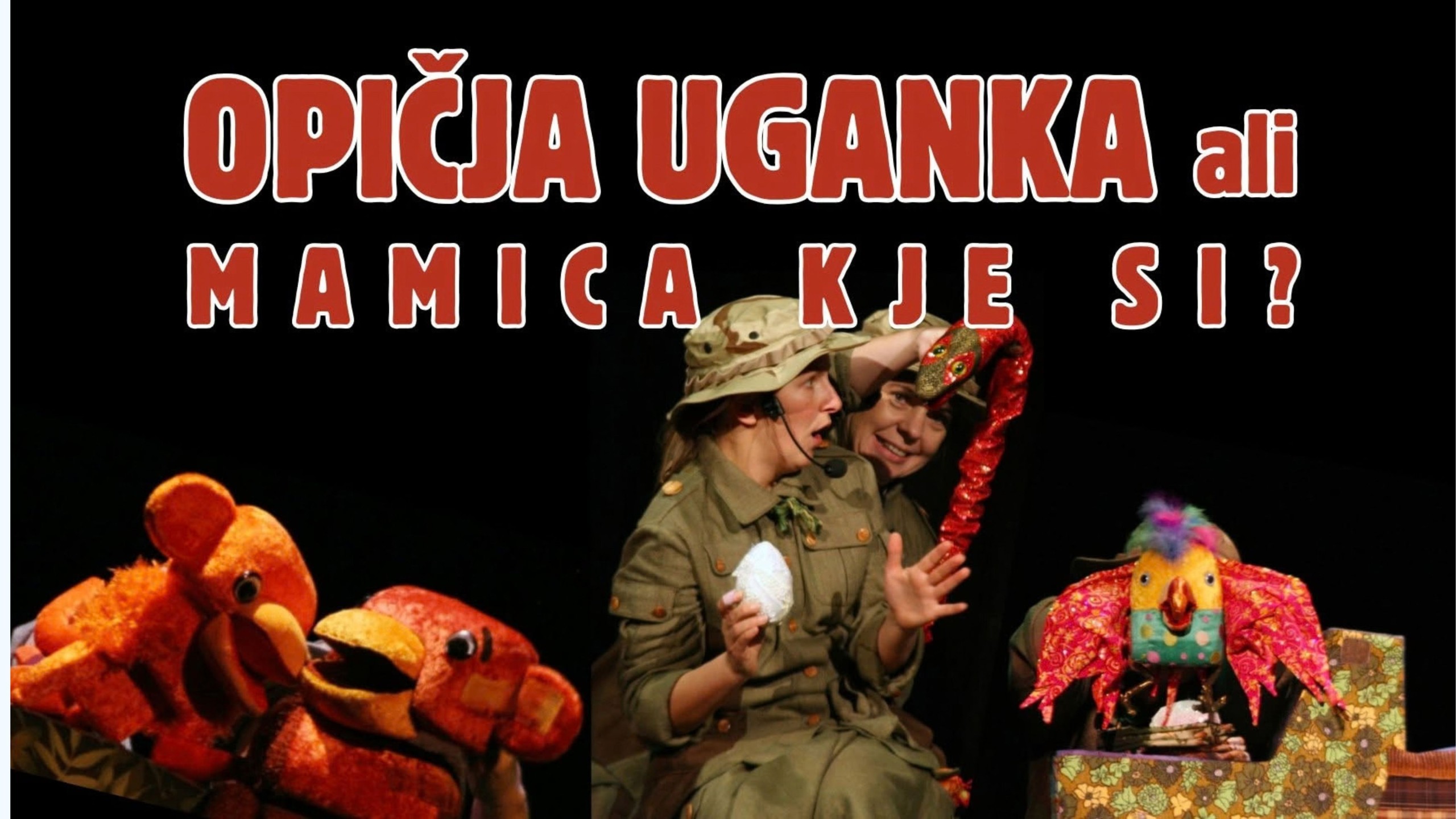 Kjer pravljice oživijo – Opičja uganka ali mamica, kje si?