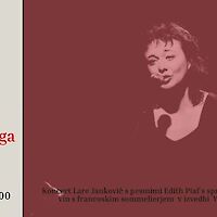 GRAJSKI VEČER FRANCOSKEGA ŠANSONA: Lara Jankovič s pesmimi Edith Piaf, izbrana spremljava francoskih vin Vina Šuklje